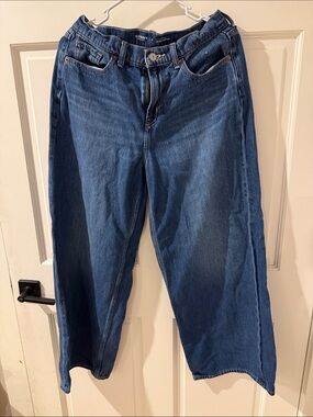 Old Navy Wide Leg Jeans - Medium Blue Wash